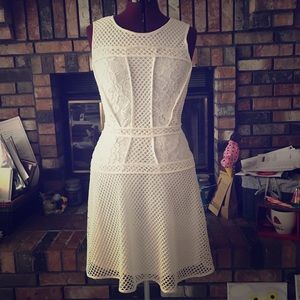 Knee-Length White Dress